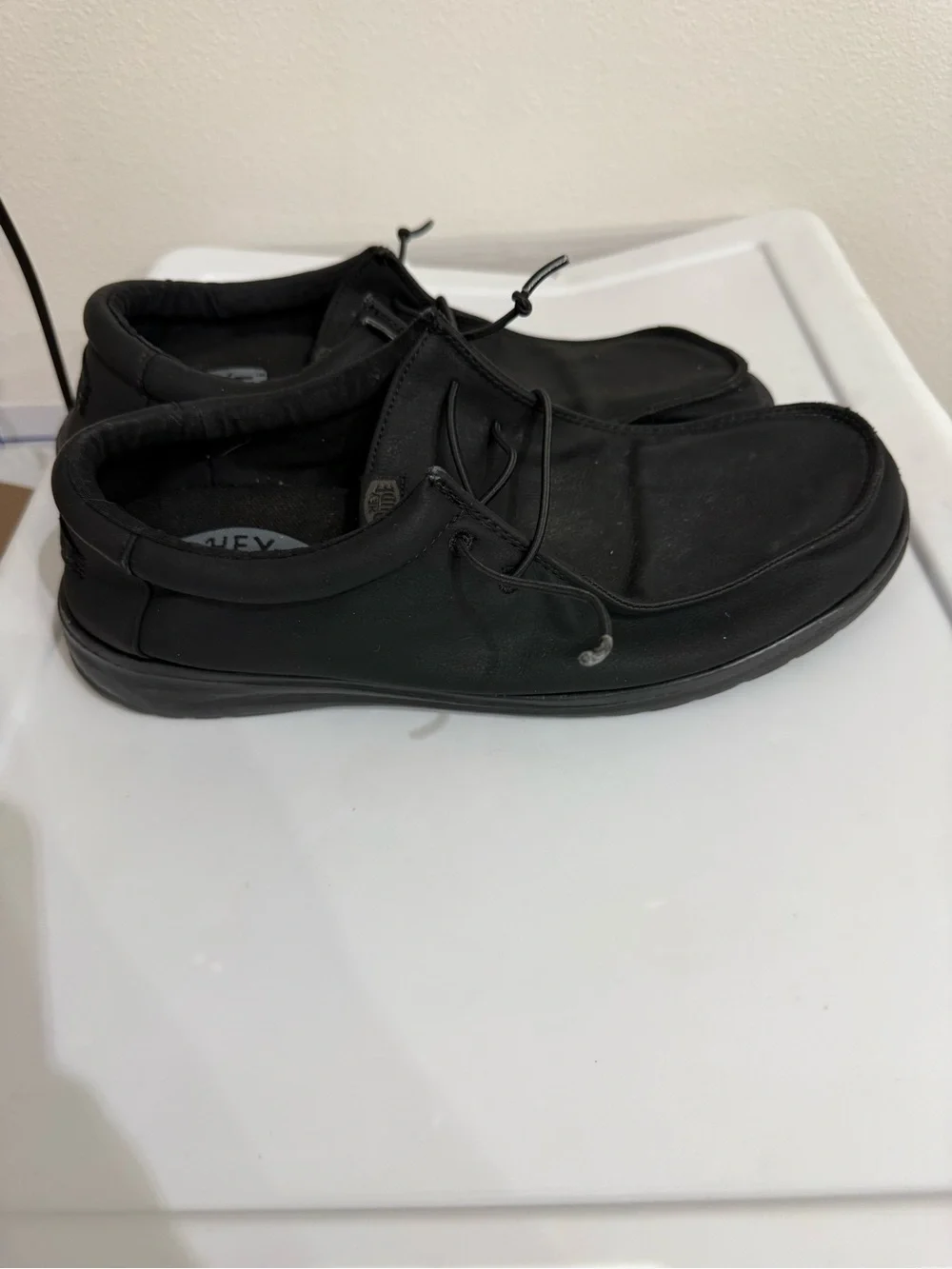 Hey Dude Black Casual Slip-On Loafers